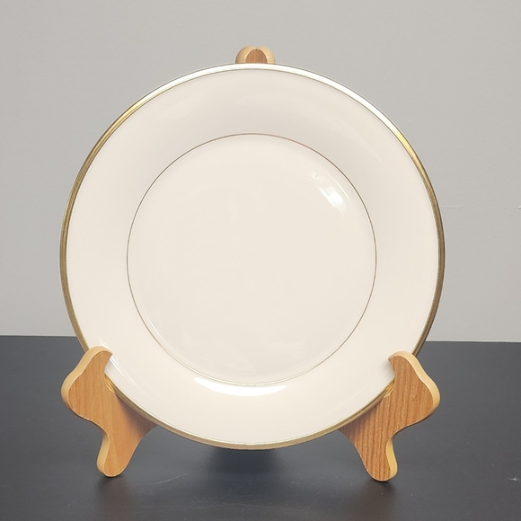 Lenox Fine China GOLD Trim Dimension Collection Eternal Dinner Plate 10.75in - Picture 2 of 5